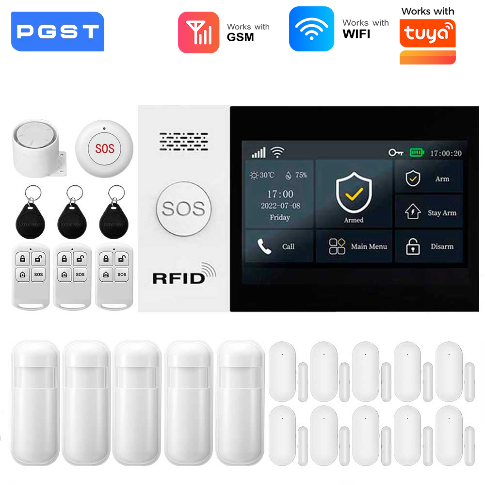 Smart Home Package - 2.4G WIFI Smart GSM Alarm System