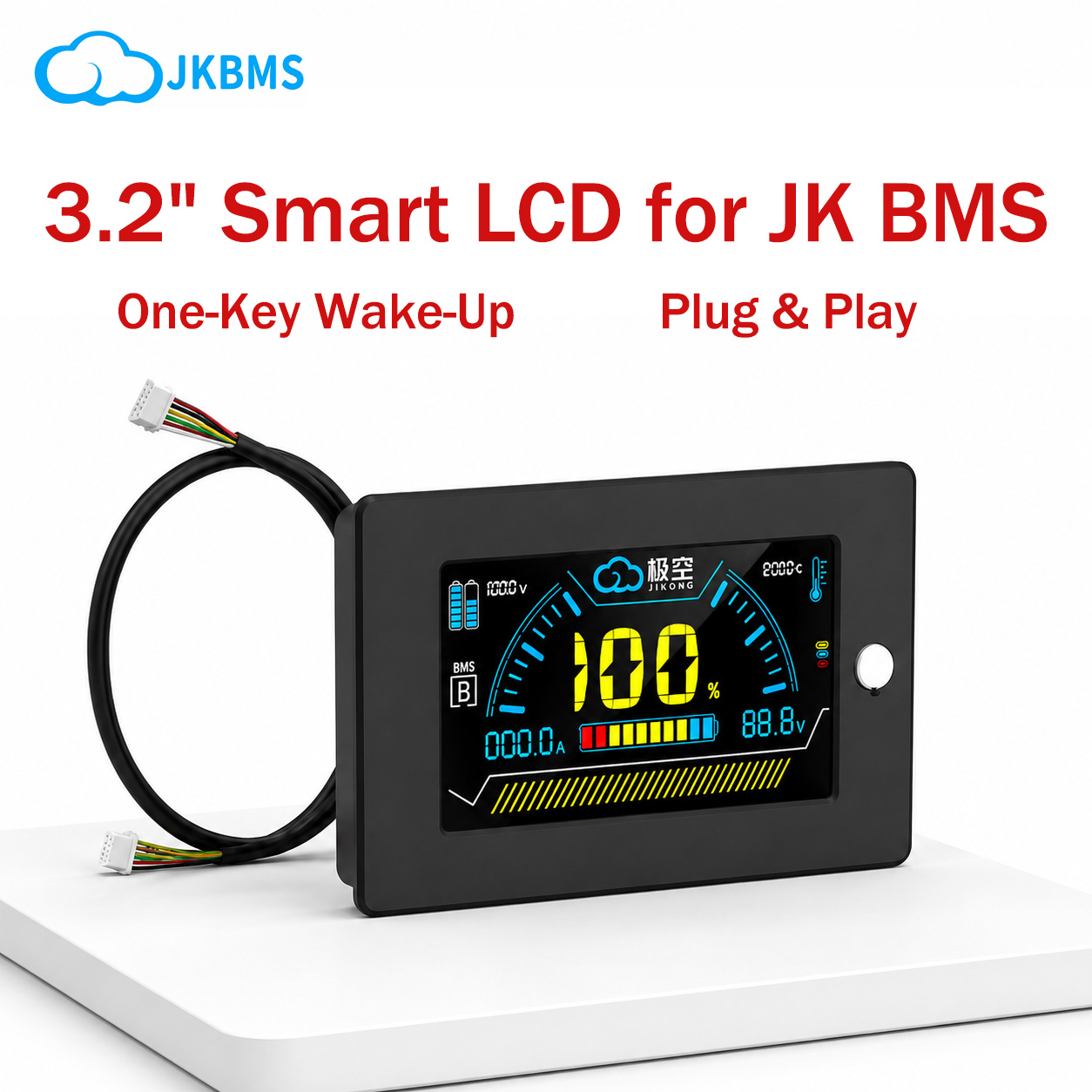 Smart Energy Monitor - JIKONG JK BMS LCD Display Screen