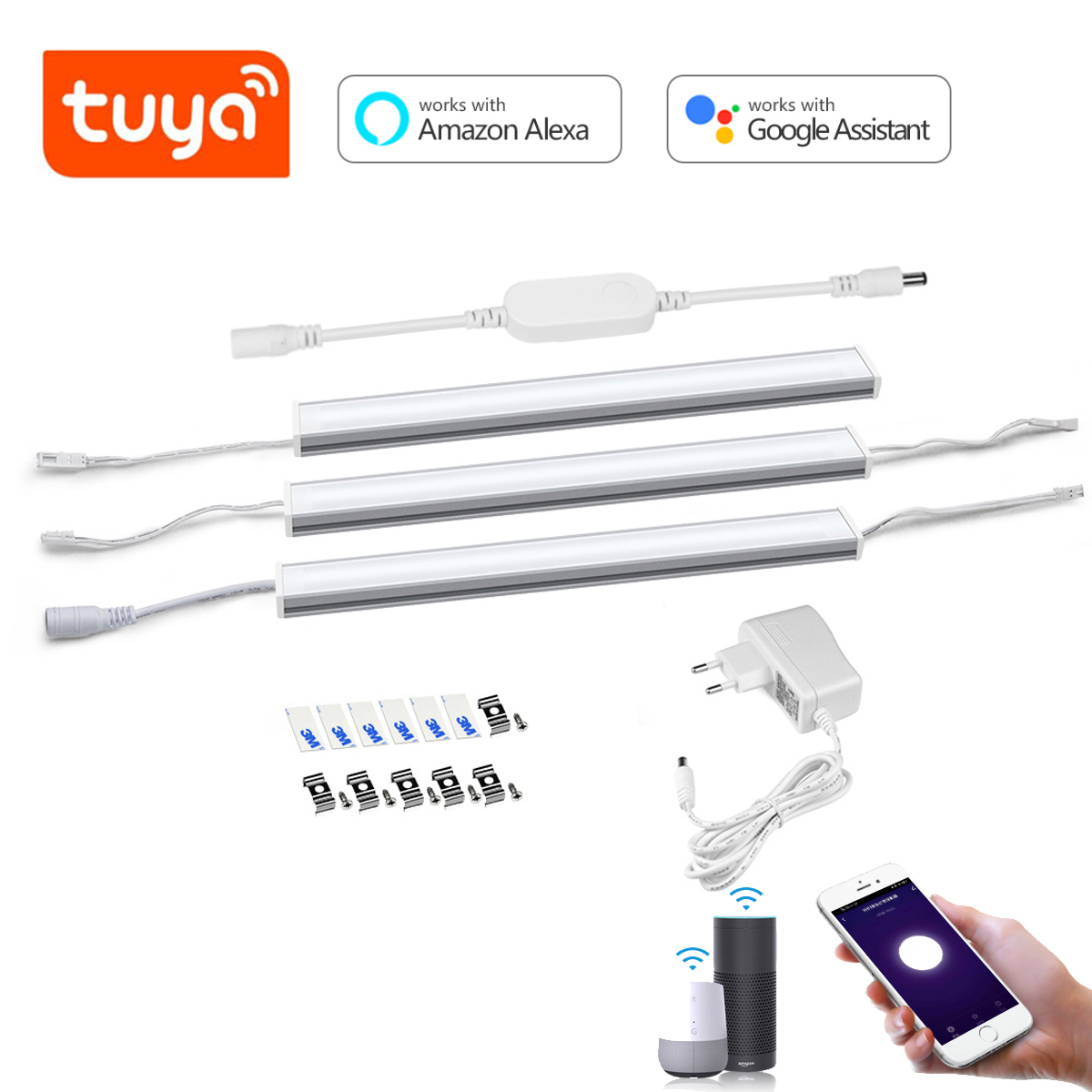 Smart Home Package - Smart Tuya Wifi Aluminum Bar LED