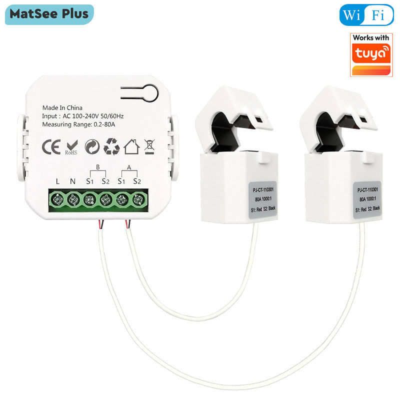 Smart Energy Monitor - Smart WiFi Energy Meter Bidirectional 1/2