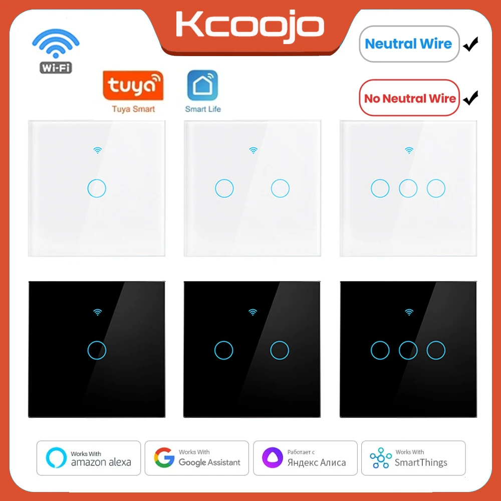 Tuya Wifi Socket - Tuya Wifi EU Smart Switches 1/2/3/4Gang
