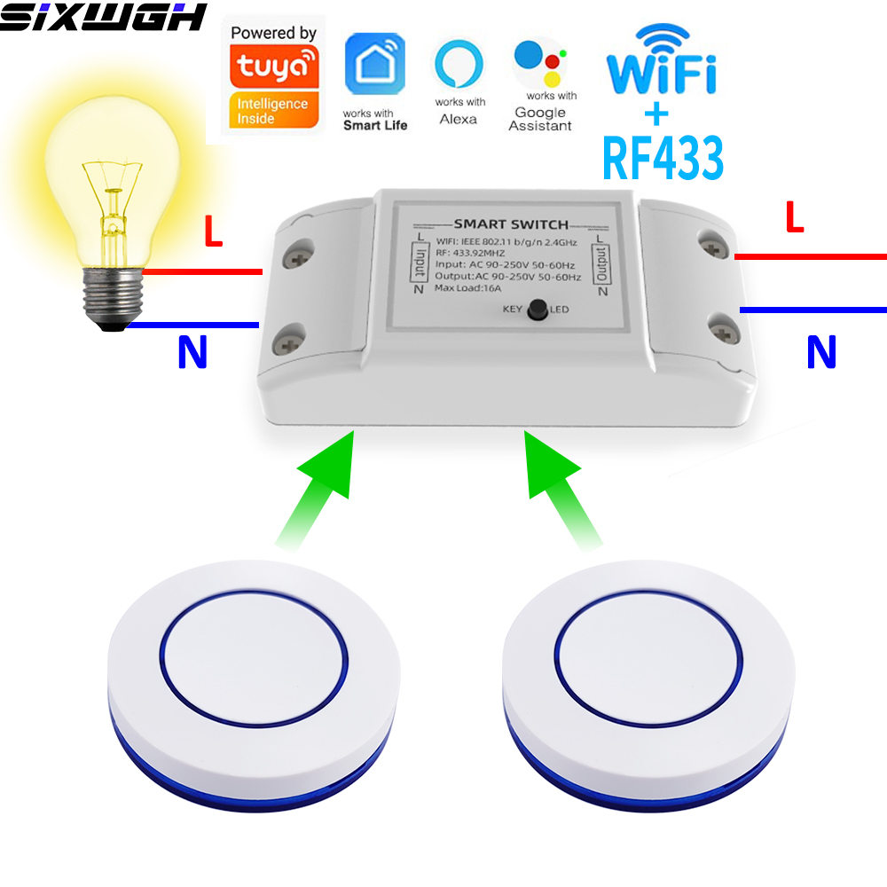 Tuya Wifi Socket - 16A WiFi Tuya Smart Switch Wireless