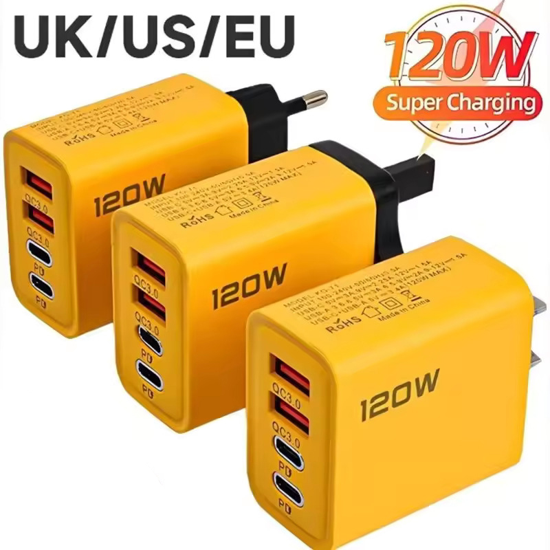 Smart Home Xiaomi - 120W 4-Port Fast Charger PD QC3.0