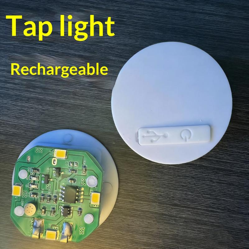 Smart Baby Night Light - 38mm Rechargeable LED Night Lamp Touch