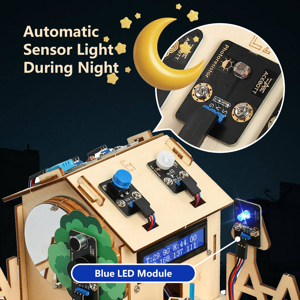 ACEBOTT Smart Home STEM STEAM  - Smart Home Arduino Uno 评论和价格