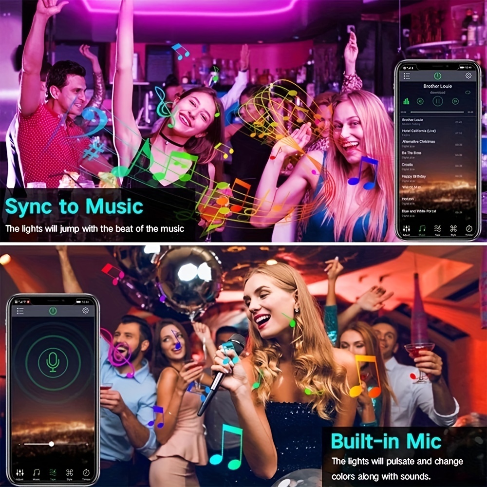 LED Lights RGB Strip Smart Mus - Smart Home Llm 评论和价格