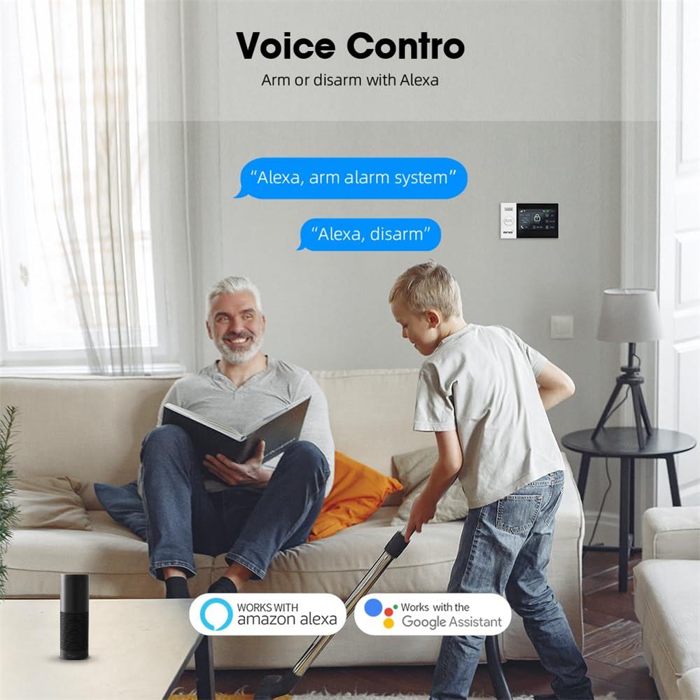 2.4G WIFI Smart GSM Alarm Syst - Smart Home Package 评论和价格