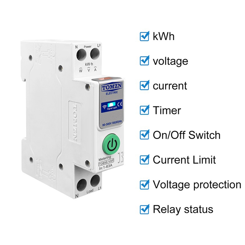 ABDE-TOMZN TOB9S-VAP TUYA Smar - Smart Energy Monitor 评论和价格