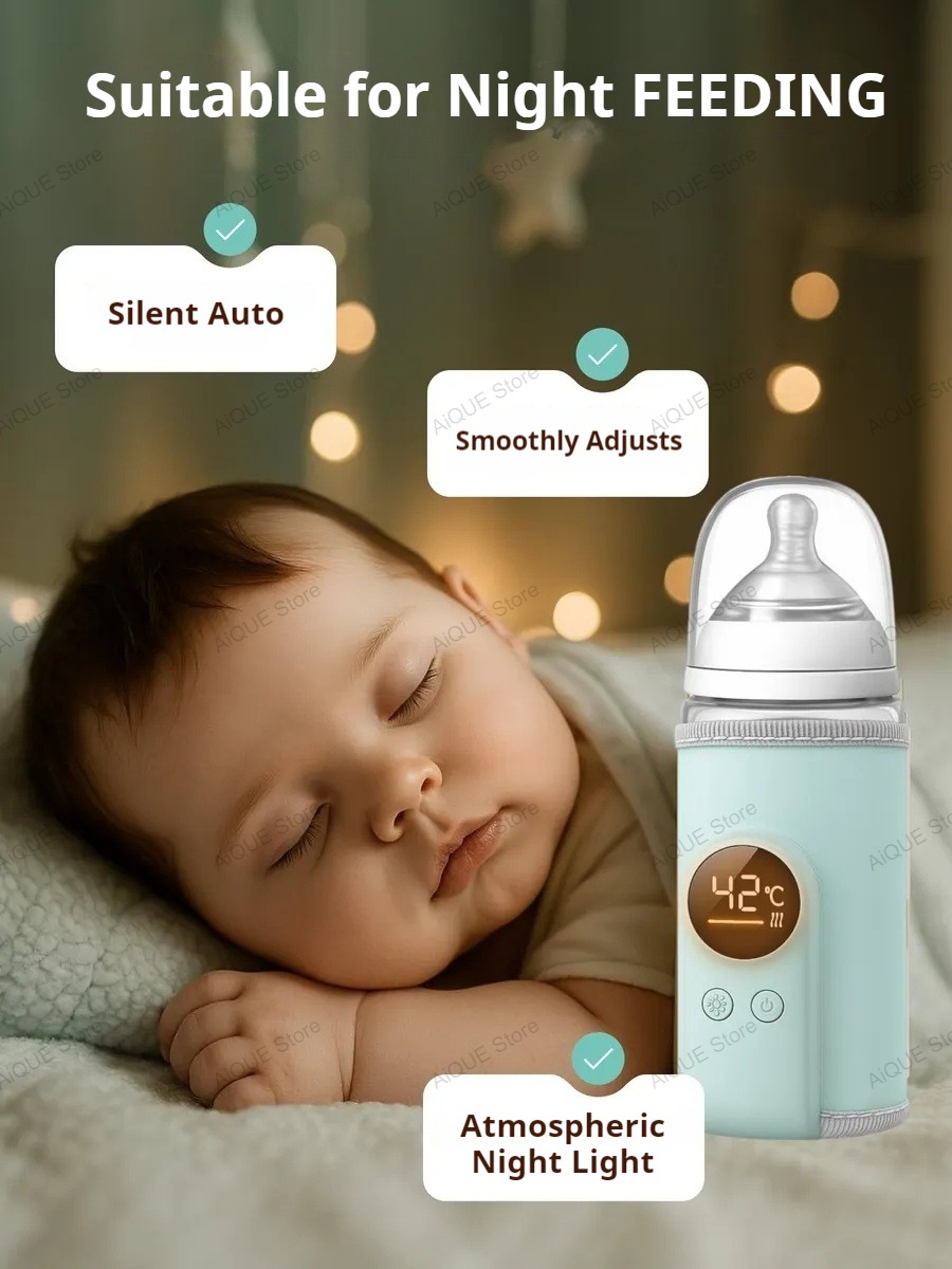 AiQUE USB 35-55℃ Baby Feeding  - Smart Baby Night Light 评论和价格