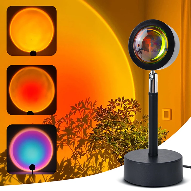 Smart LED Sunset Lamp Colorful - Smart Home Network 评论和价格