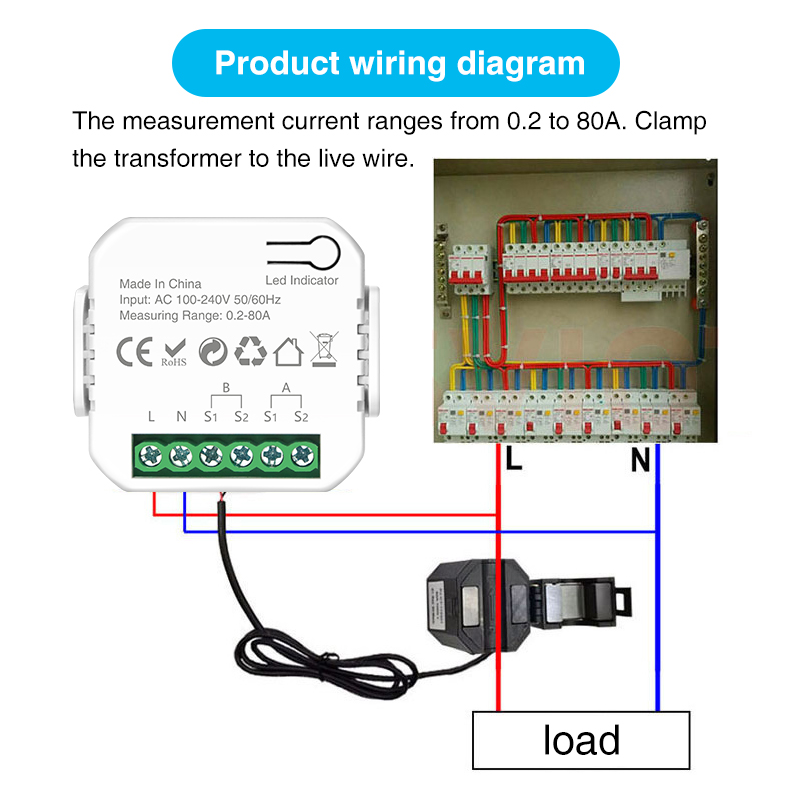 Tuya Smart Wifi Intelligent En - Smart Energy Monitor 评论和价格