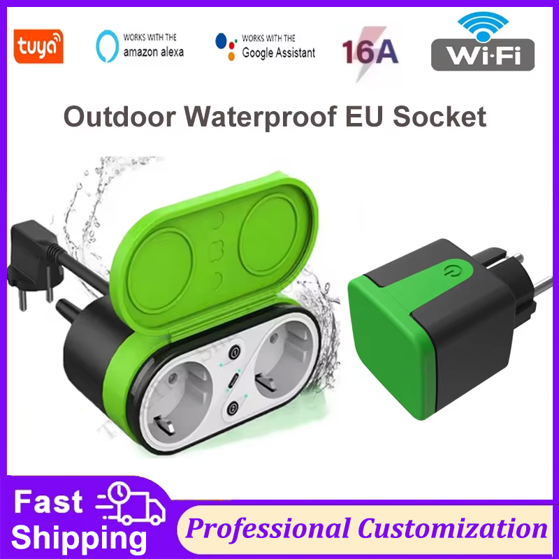 Tuya EU 16A Wifi Smart Outdoor - Tuya Wifi Socket 评论和价格