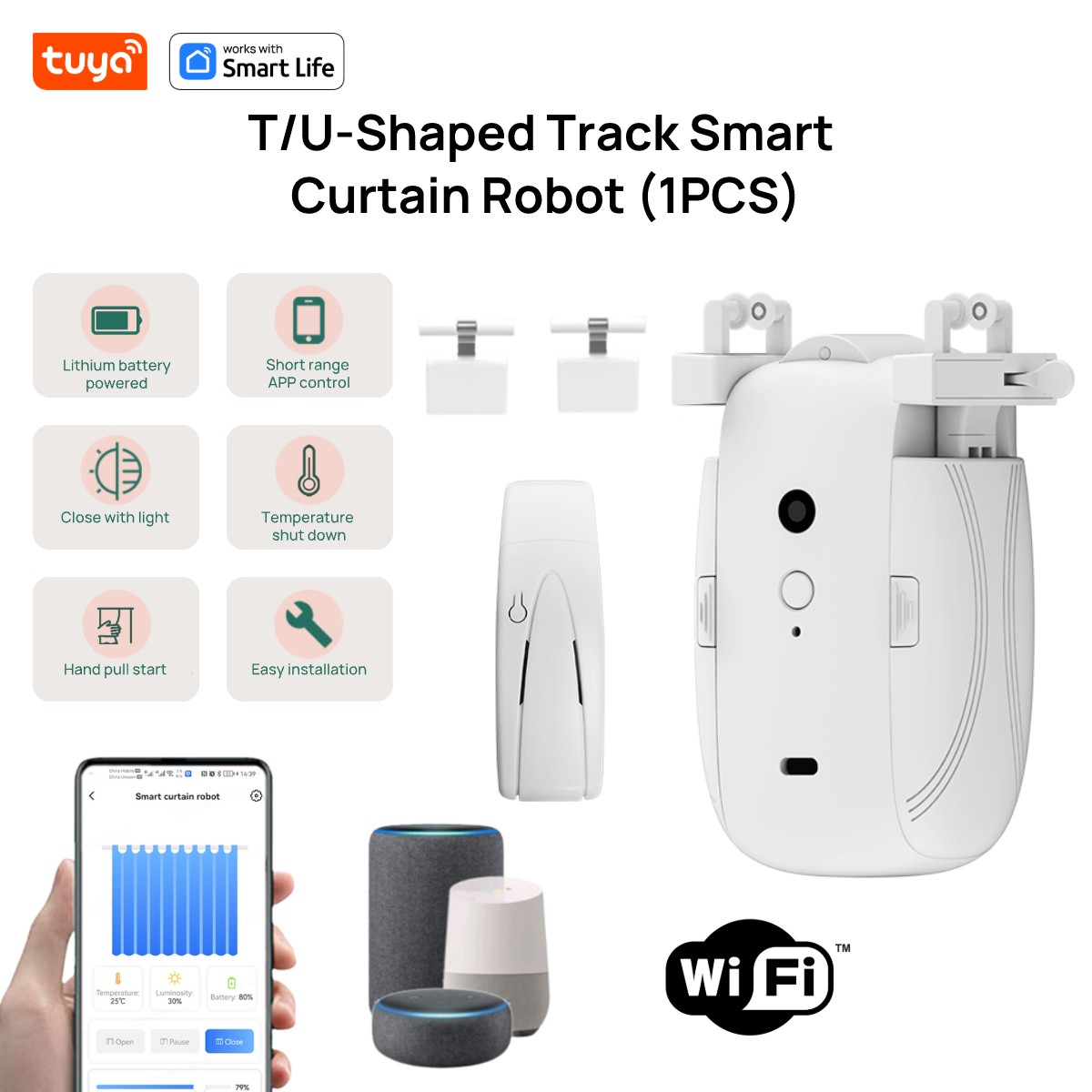Tuya Smart WiFi Curtain Robot  - Smart Home Gira 评论和价格