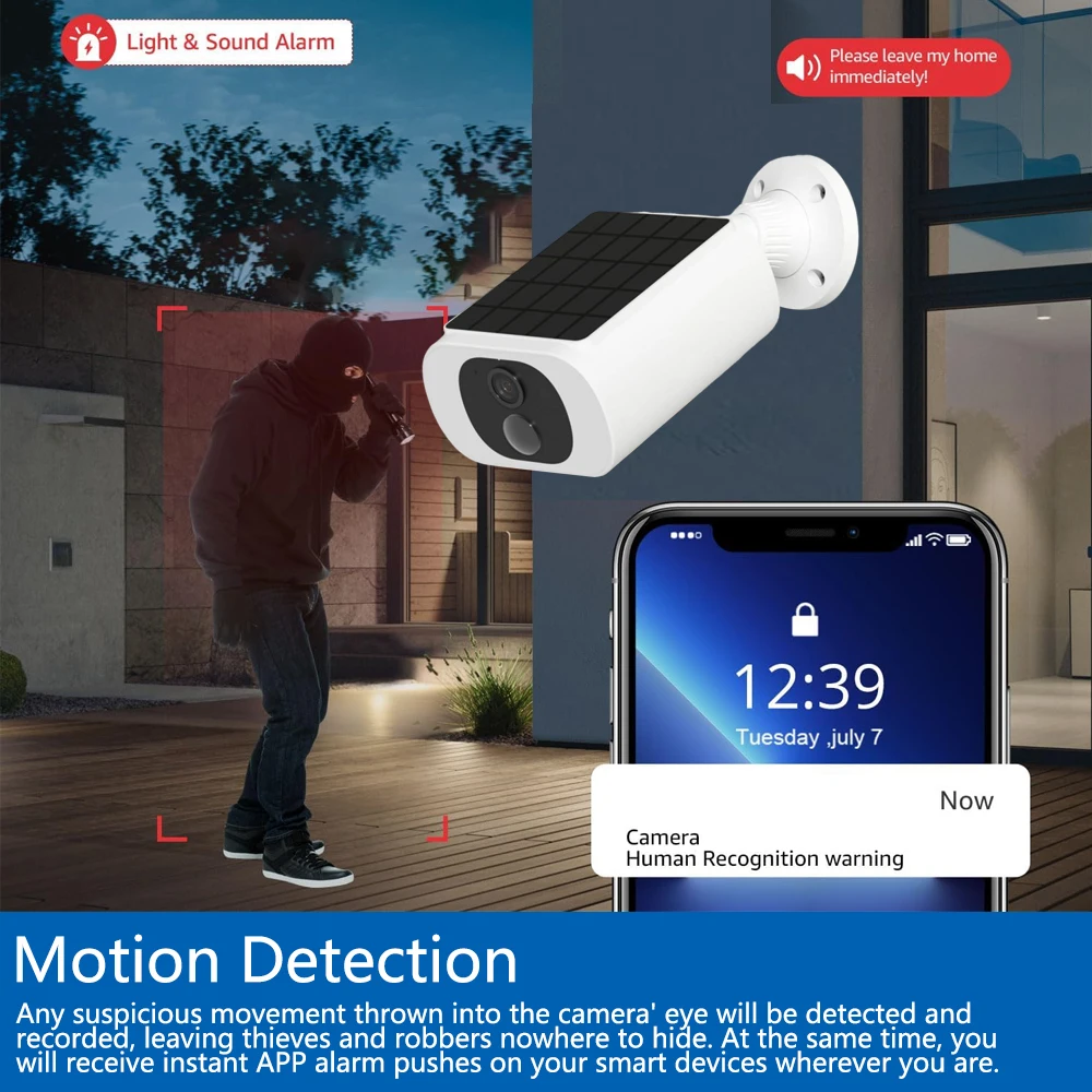 5MP Tuya Smartlife Outdoor Sol - Smart Home Outdoor Camera 评论和价格