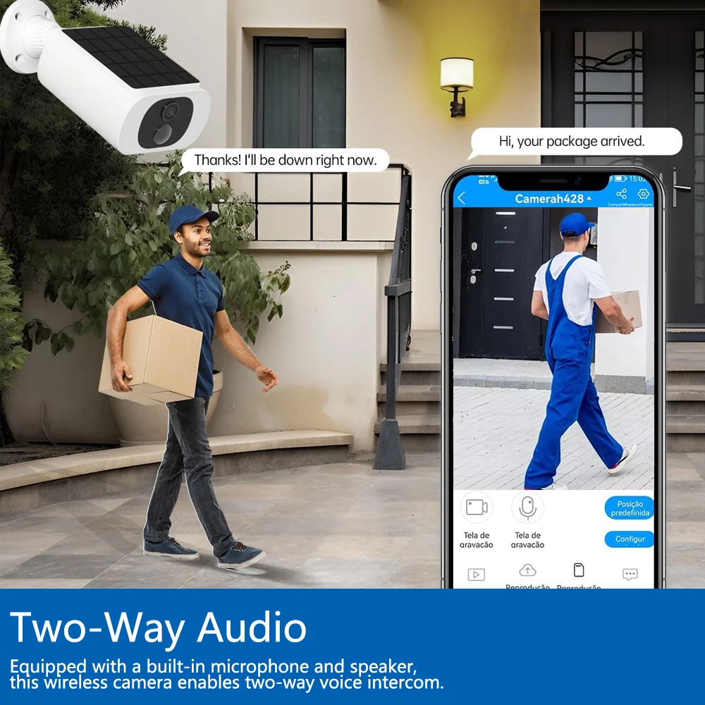 5MP Tuya Smartlife Outdoor Sol - Smart Home Outdoor Camera 评论和价格