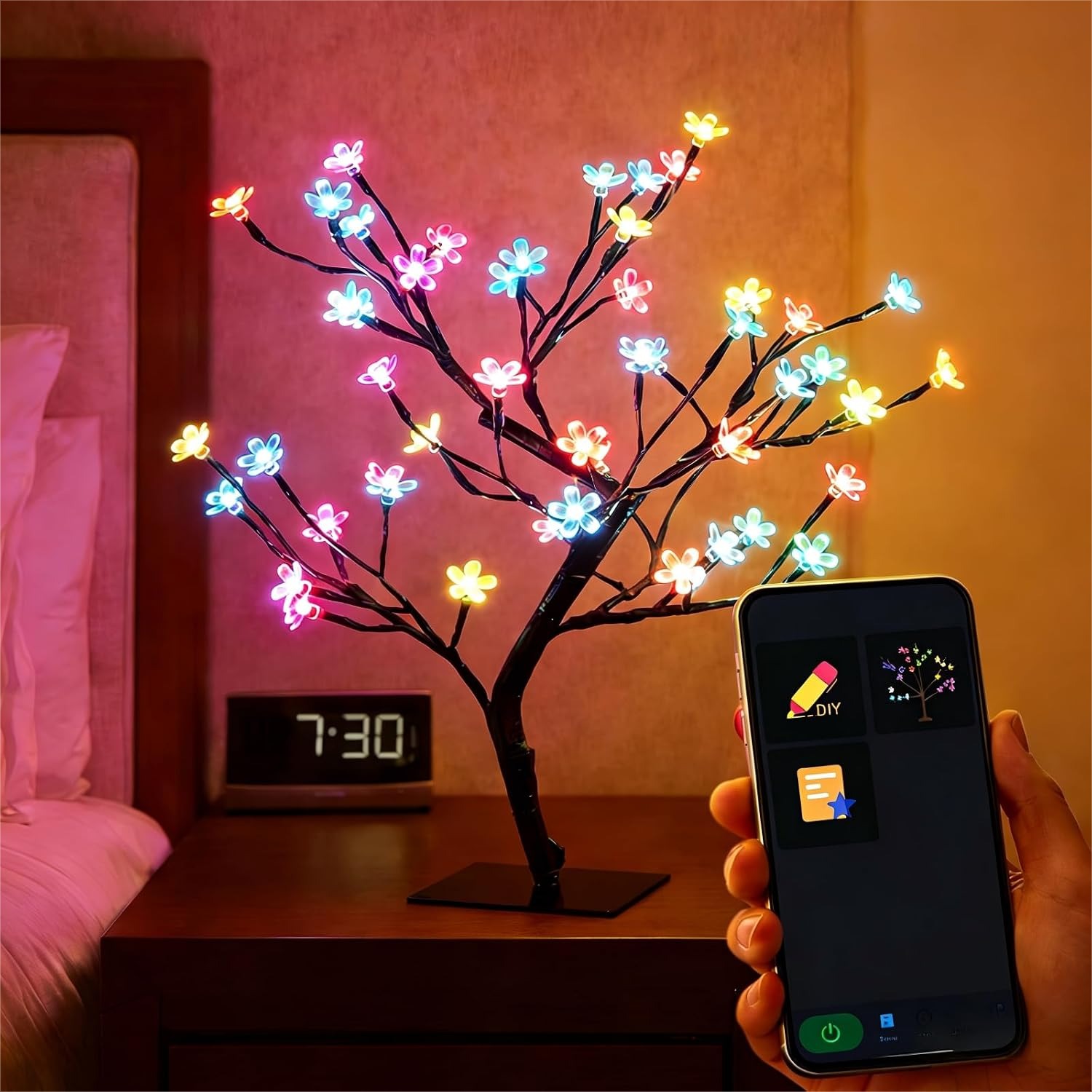 Smart USB Cherry Blossom Tree  - Smart Baby Night Light 评论和价格