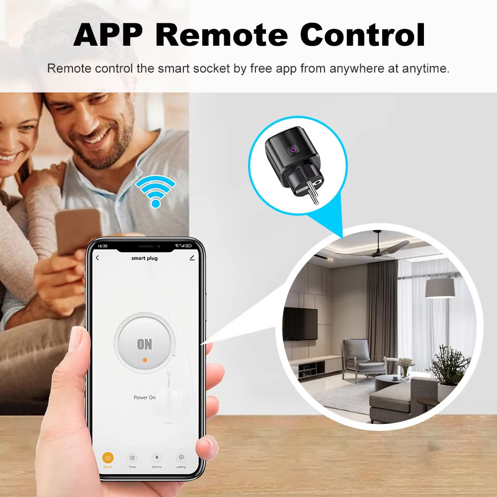 Smart Plug Smart Socket EU 20A - Smart Energy Monitor 评论和价格