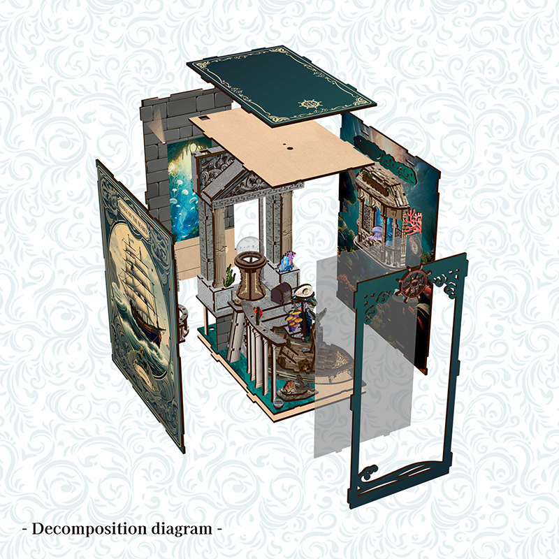 3D Wooden DIY Bookend Puzzle H - Smart Home Package 评论和价格