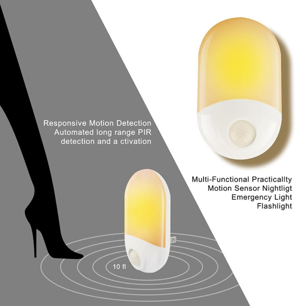With Smart Sensors LED Plug-in - Smart Baby Night Light 评论和价格