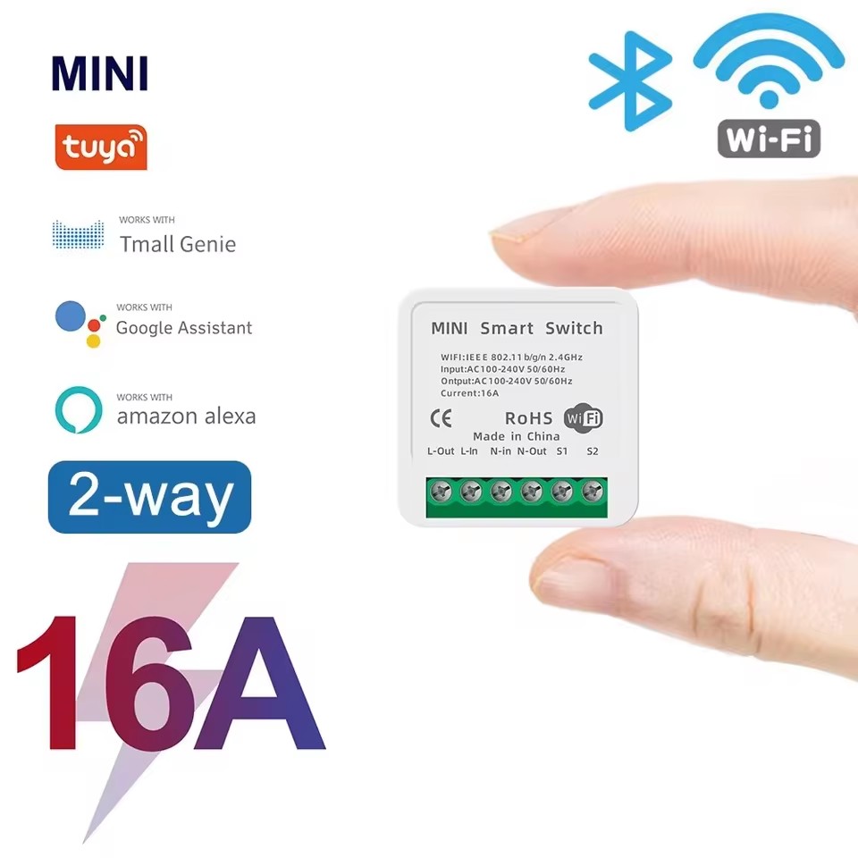 16A Tuya WiFi Smart Switch 2-w - Smart Energy Monitor 评论和价格