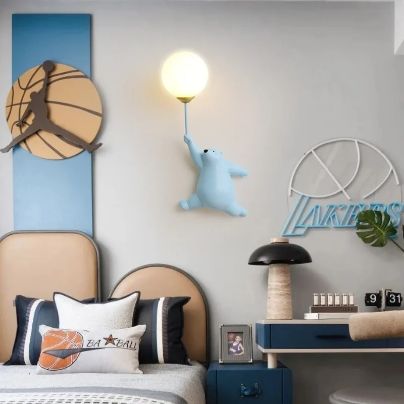 Cartoon Polar Bear LED Sconce  - Smart Baby Night Light 评论和价格