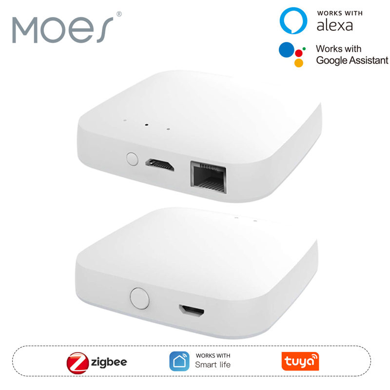 MOES Tuya ZigBee3.0 Smart Hub, - Smart Home Gira 评论和价格