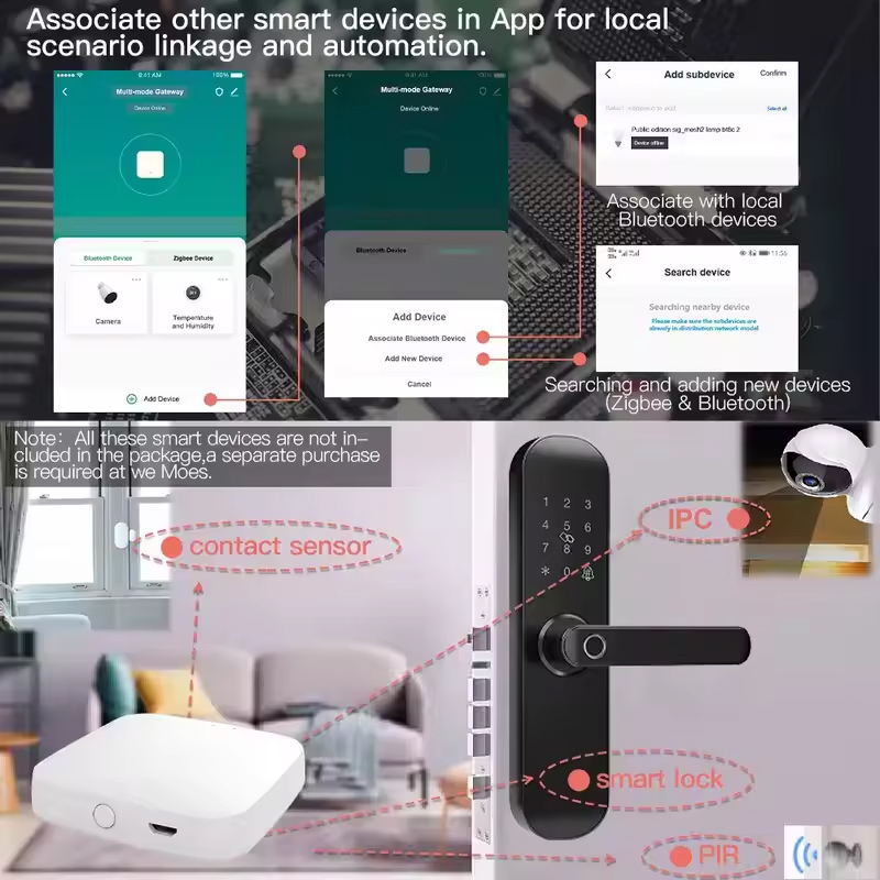 MOES Tuya ZigBee3.0 Smart Hub, - Smart Home Gira 评论和价格