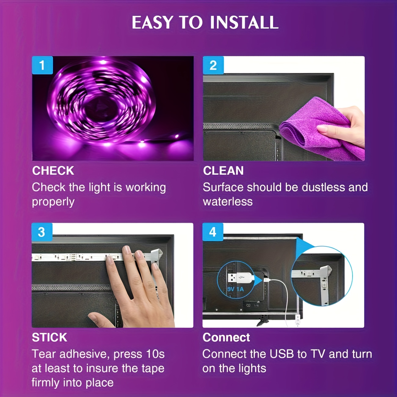Bluetooth Smart RGB LED Strip  - Smart Home Llm 评论和价格