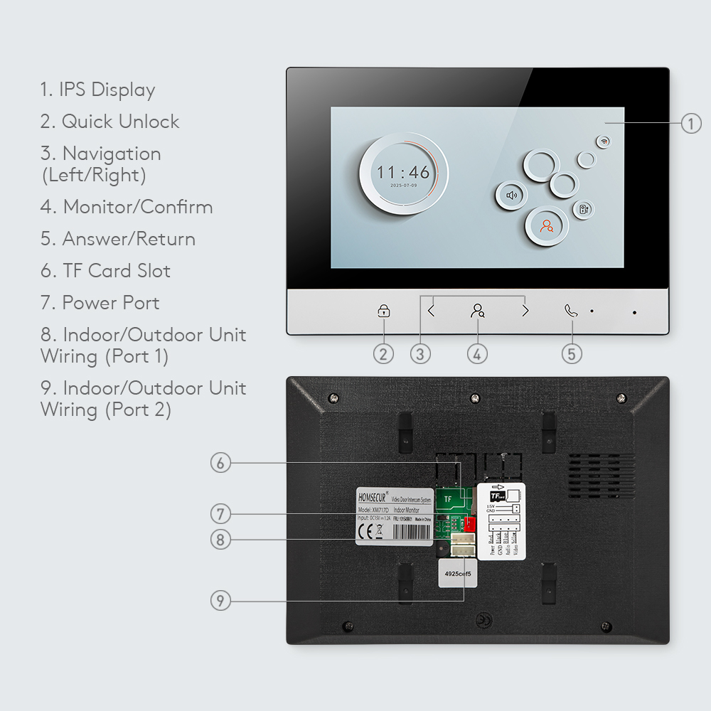 Tuya Smart WIFI Indoor Monitor - Smart Home Network 评论和价格