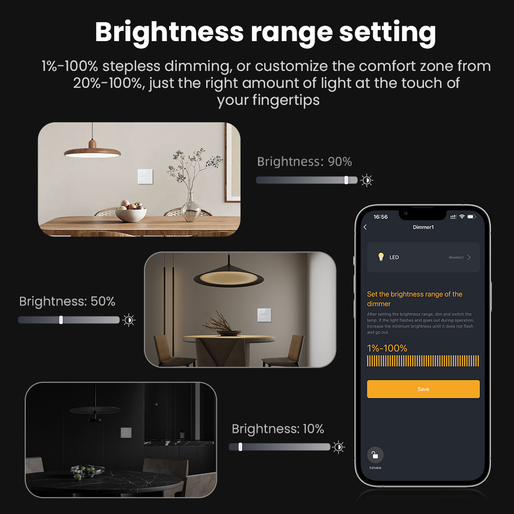 AVATTO WiFi 1/2 Gang Smart Dim - Tuya Wifi Socket 评论和价格