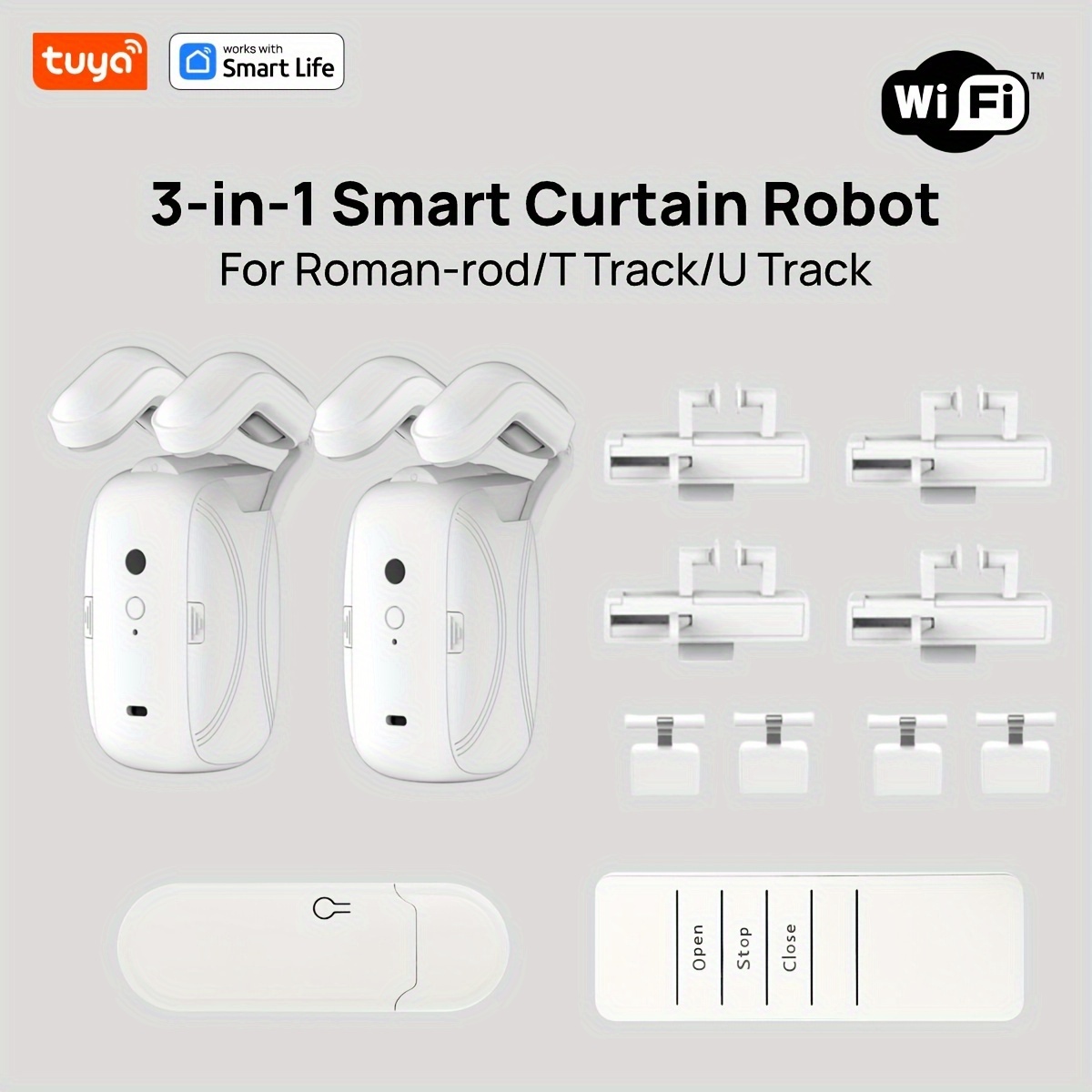 1/2PCS Tuya Smart WiFi Curtain - Smart Home Gira 评论和价格