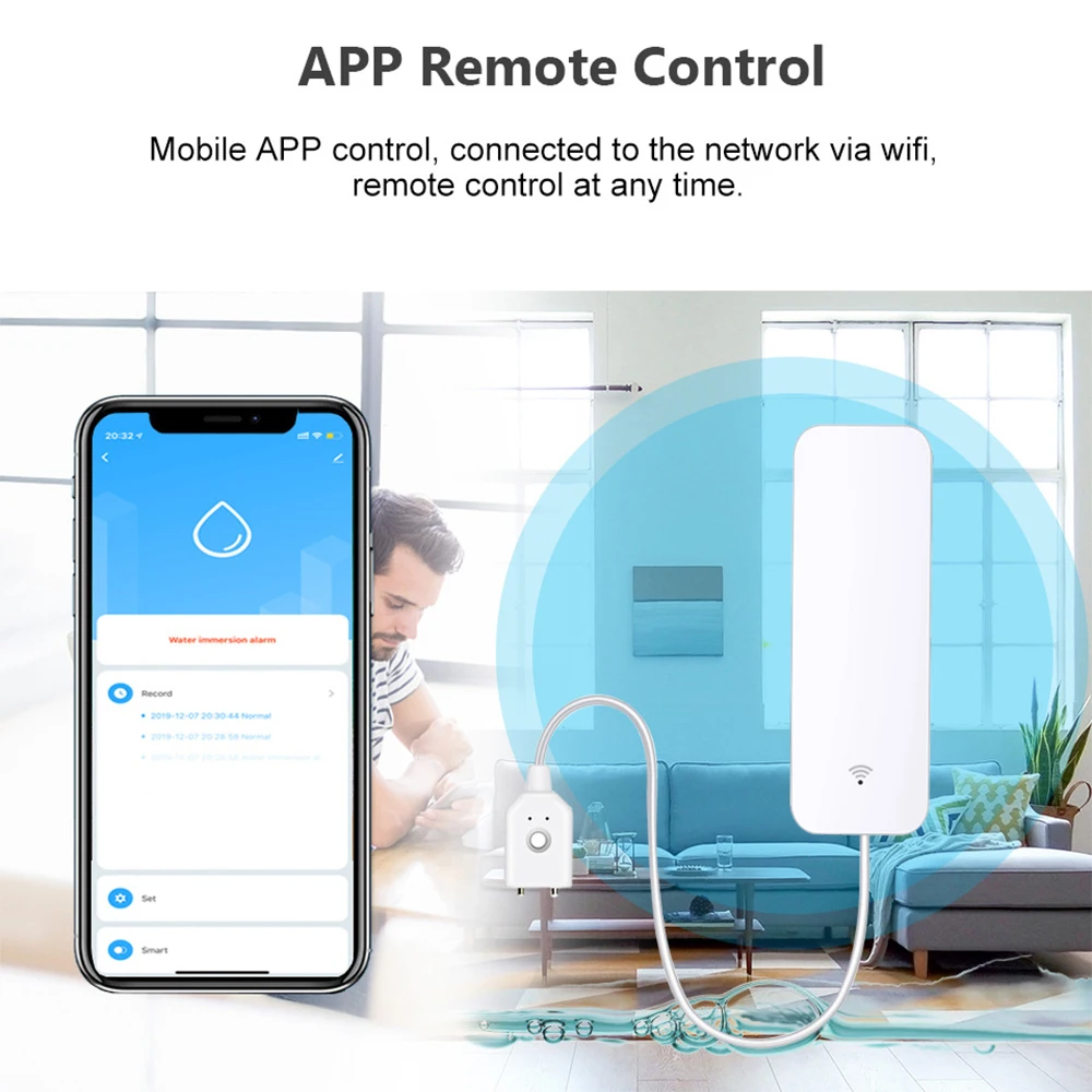 Tuya WiFi Zigbee Water Sensor  - Smart Home Network 评论和价格