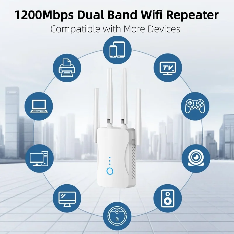 1200Mbps Dual Band WiFi Repeat - Smart Home Network 评论和价格