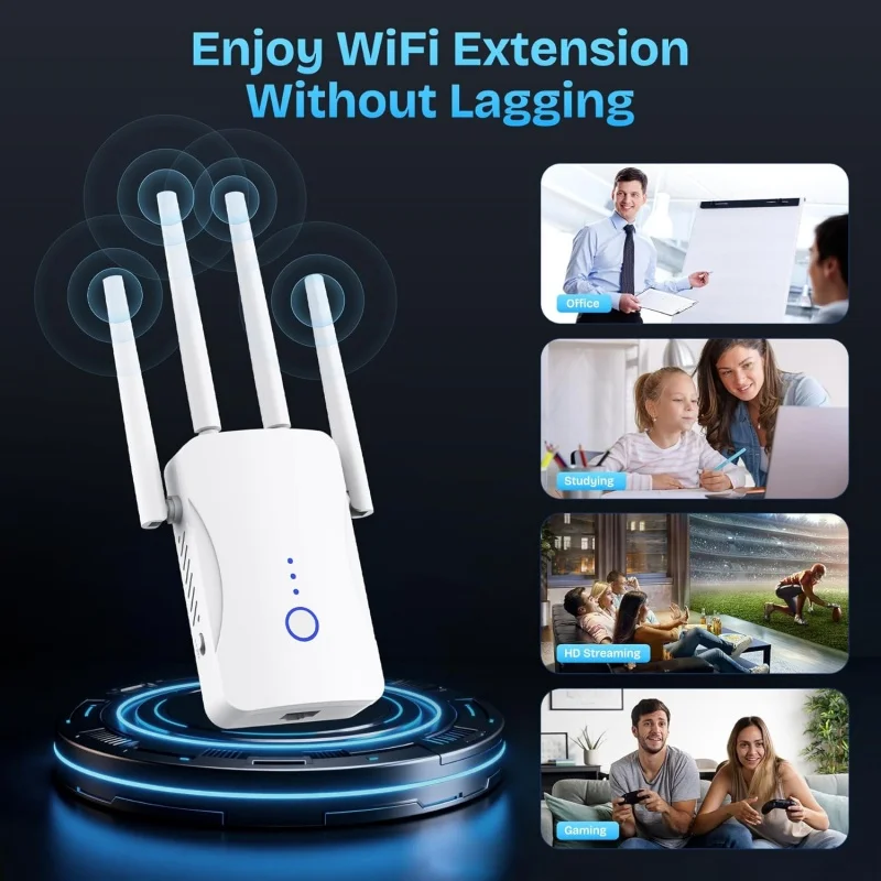 1200Mbps Dual Band WiFi Repeat - Smart Home Network 评论和价格