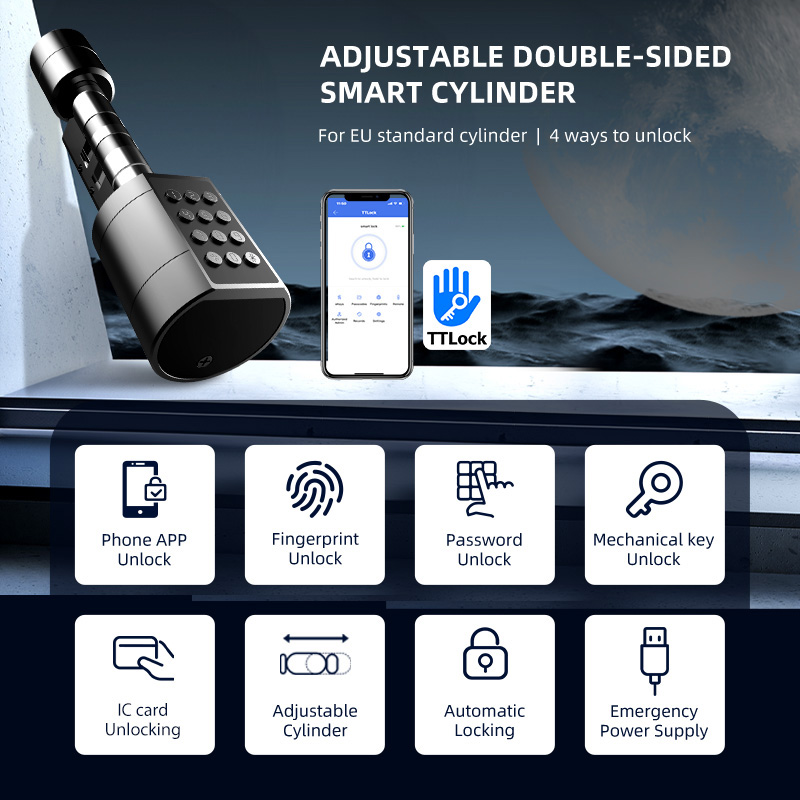 Smart Euro Cylindrical Door Lo - Smart Home Network 评论和价格