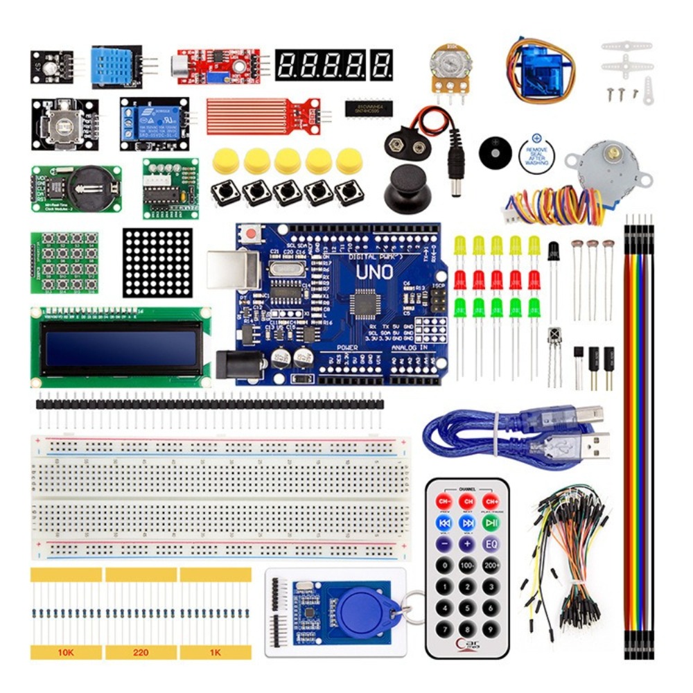 Arduino Starter Kit UNO R3 wit - Smart Home Arduino Uno 评论和价格