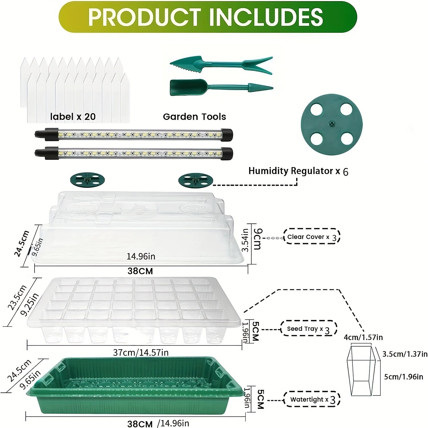 Seed Starter Trays With High D - Smart Home Kit 评论和价格