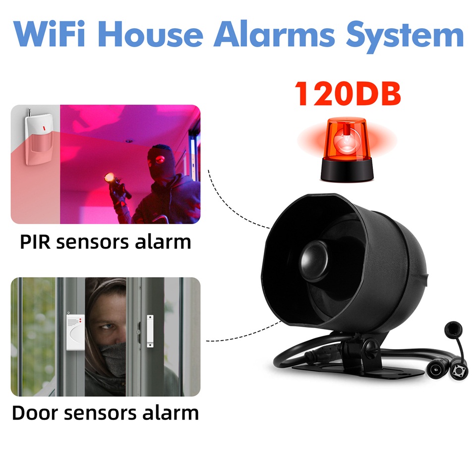 KERUI 120db Siren Alarm System - Smart Home Kit 评论和价格