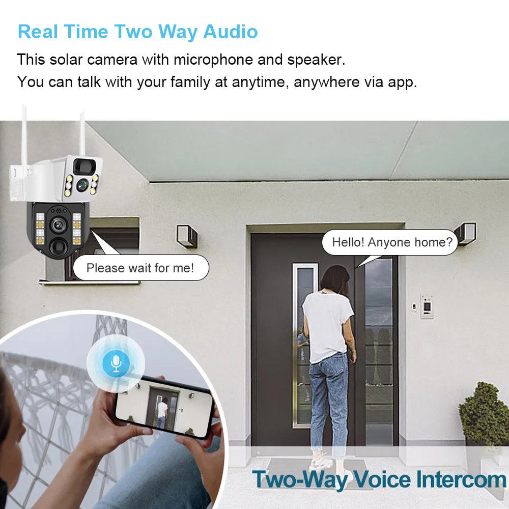 WiFi/4G Solar Camera IP CCTV S - Smart Home Outdoor Camera 评论和价格