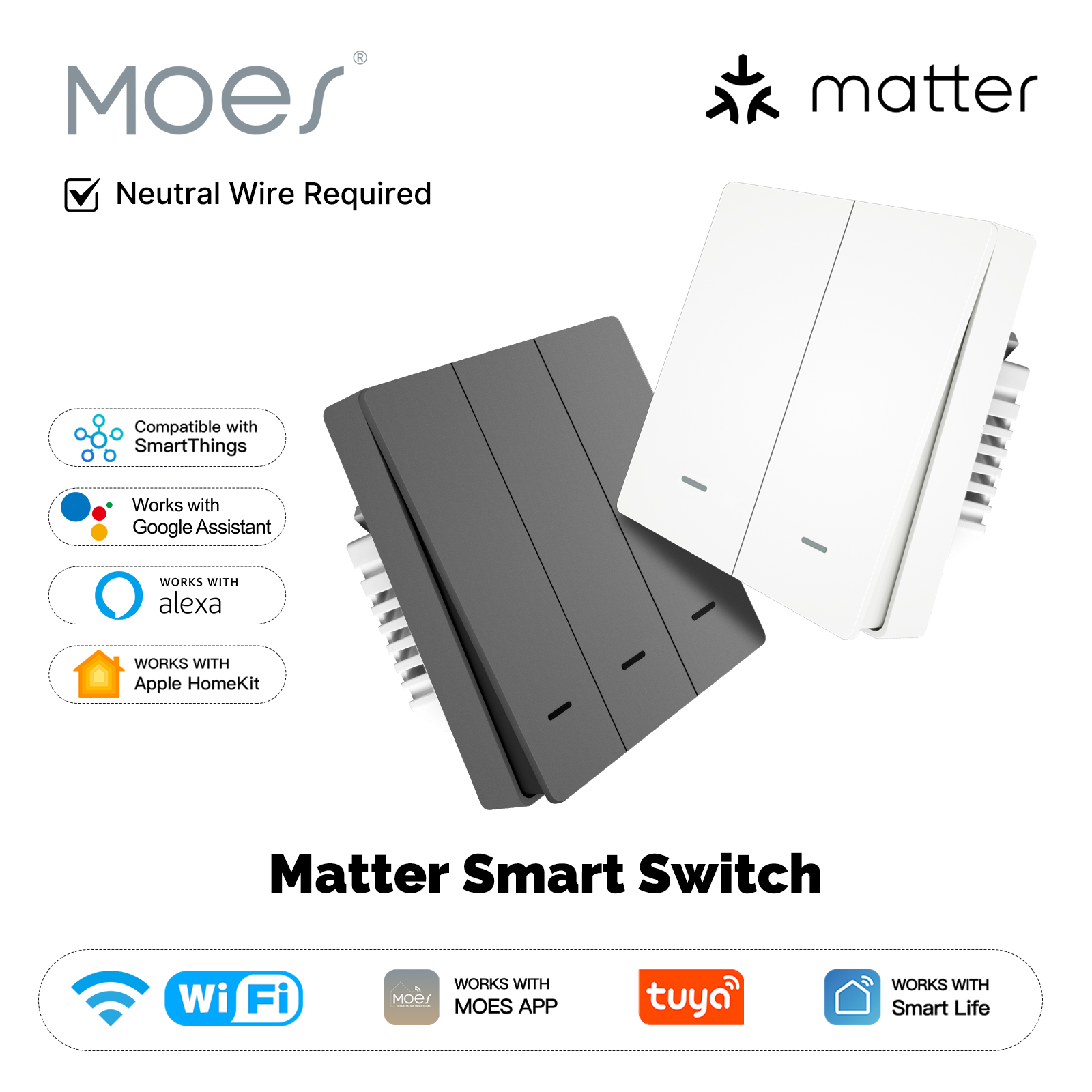MOES Matter Tuya WiFi Smart Li - Smart Home Kit 评论和价格