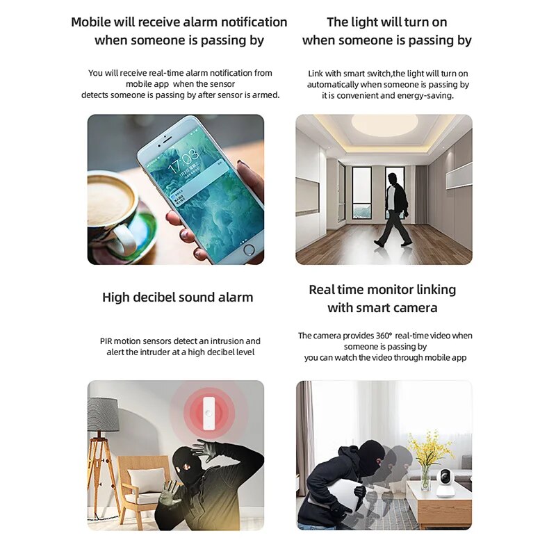 Tuya WiFi Zigbee PIR Motion Se - Smart Home Network 评论和价格