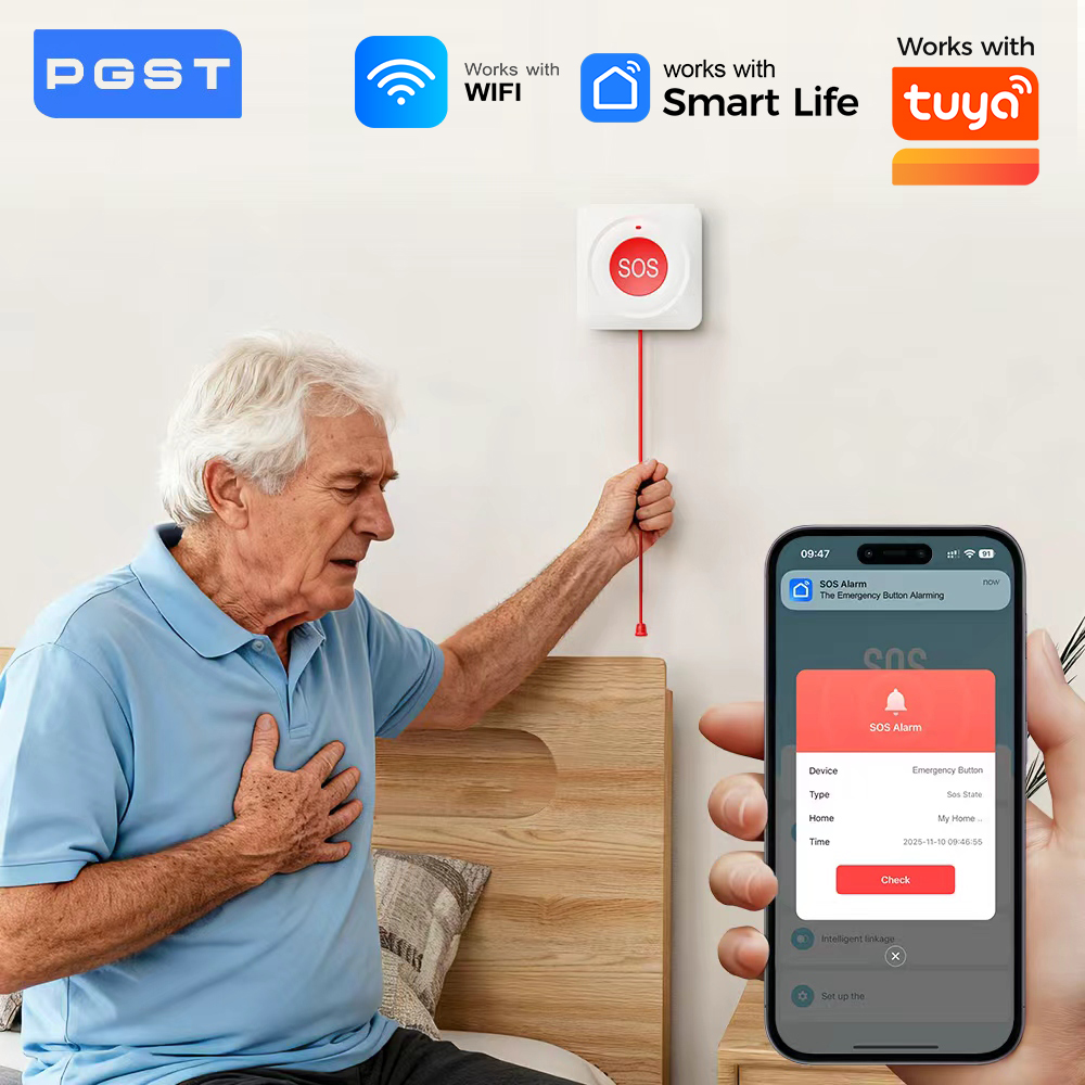 WIFI Zigbee Buttontons SOS Pus - Smart Home Network 评论和价格
