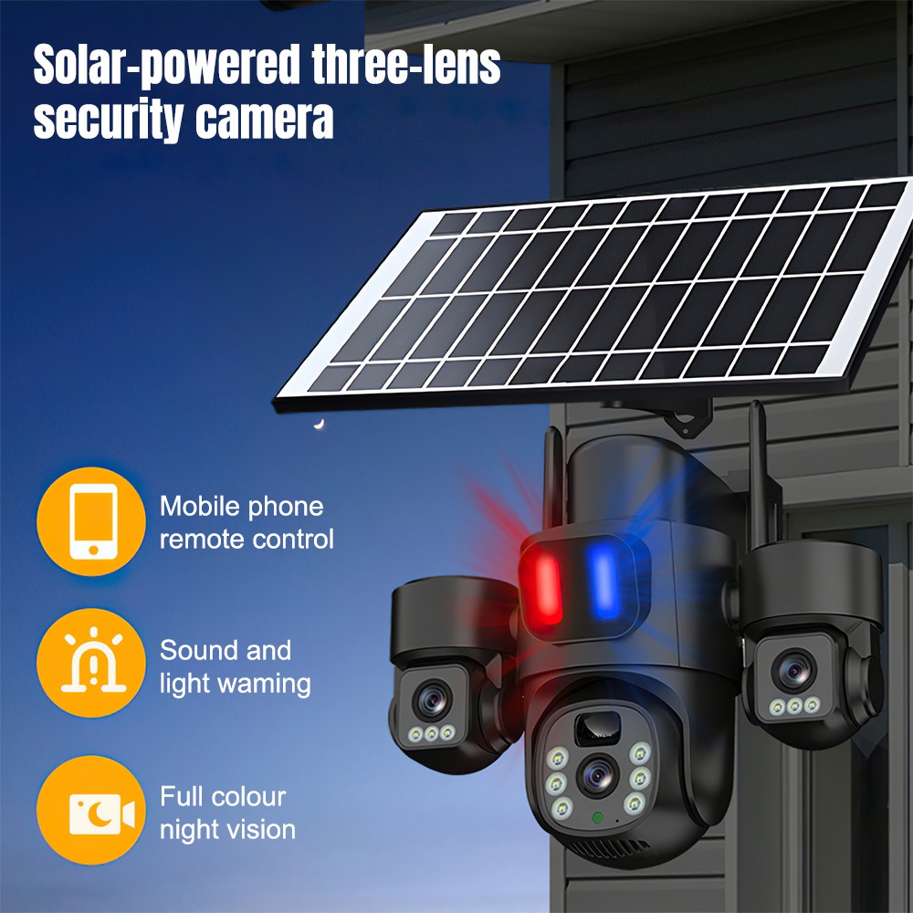 Solar WiFi PTZ Camera Outdoor  - Smart Home Outdoor Camera 评论和价格