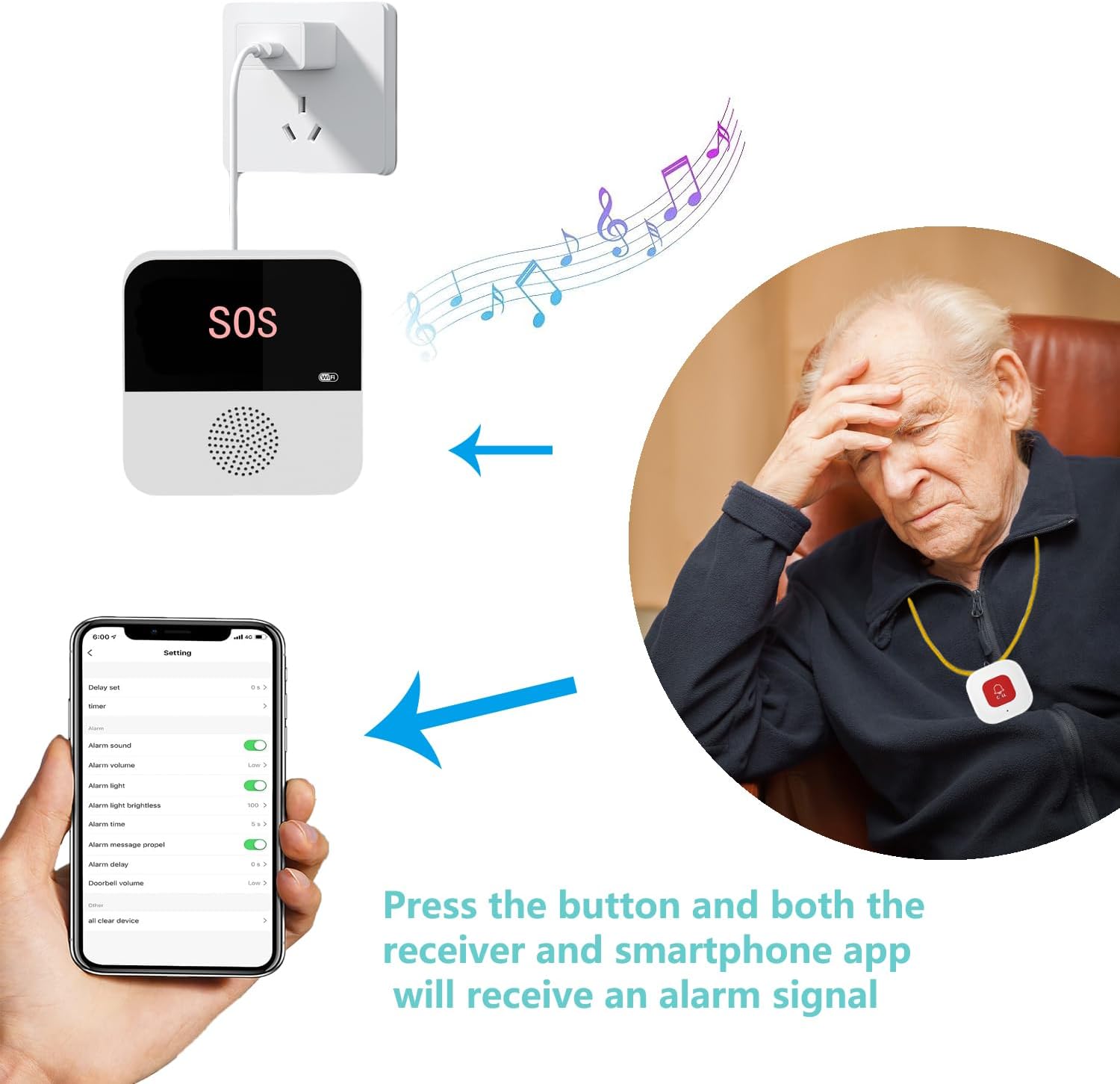 Wireless WiFi Elderly Caregive - Tuya Wifi Socket 评论和价格