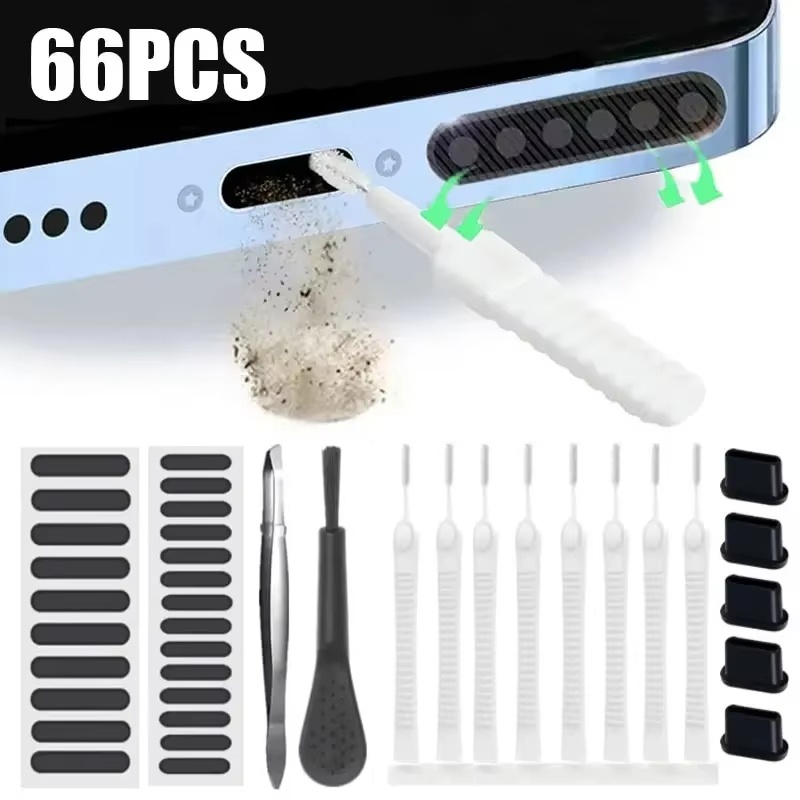 66pcs Phone Charging Port Clea - Smart Home Xiaomi 评论和价格