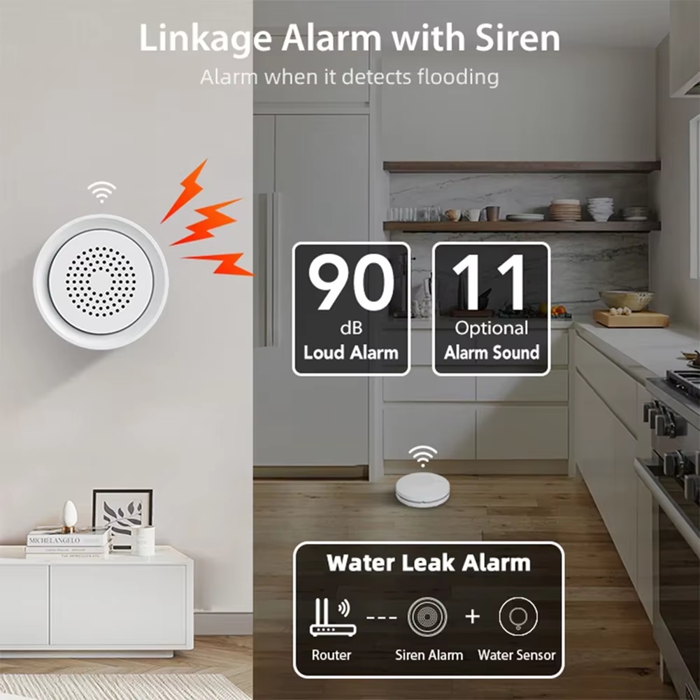 BTLIFE-Flood Detector With Sir - Smart Home Kit 评论和价格