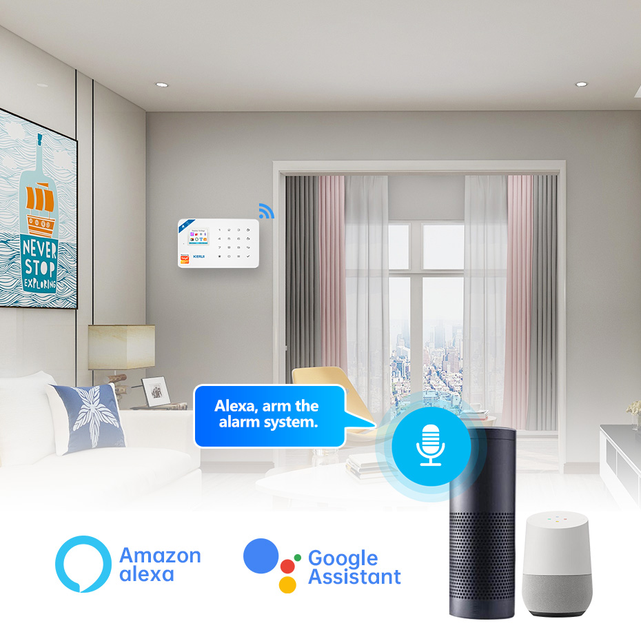 KERUI Security Alarm System Ki - Smart Home Package 评论和价格