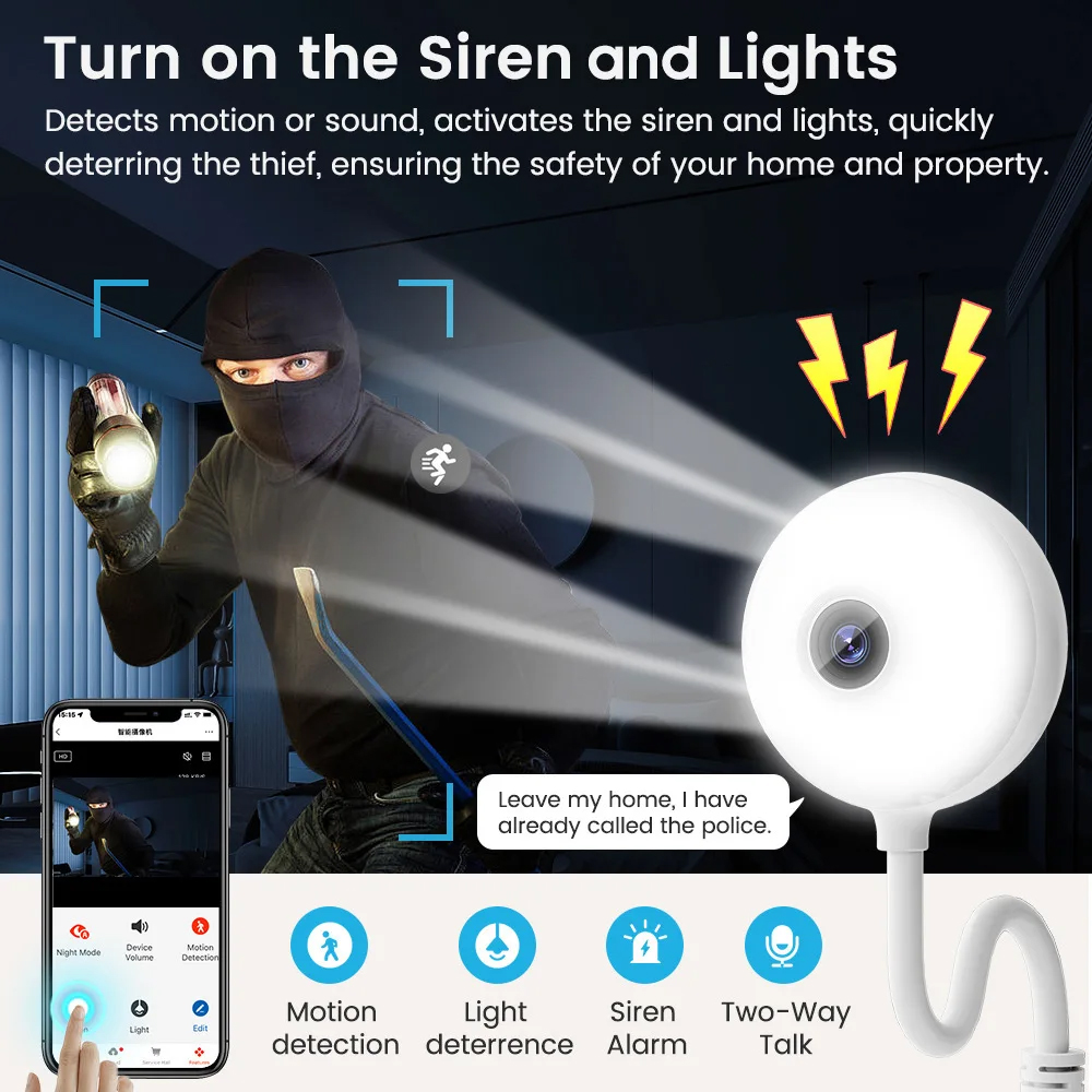 5MP Indoor USB Light Bulb WiFi - Smart Baby Night Light 评论和价格