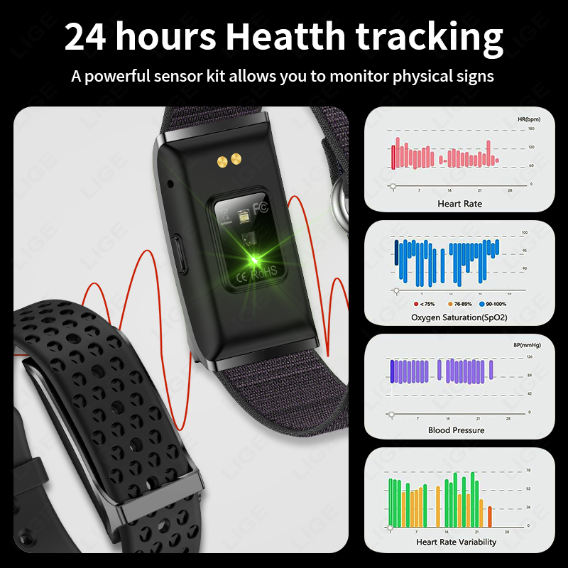 LIGE 100+ Sport Fitness Tracke - Smart Energy Monitor 评论和价格