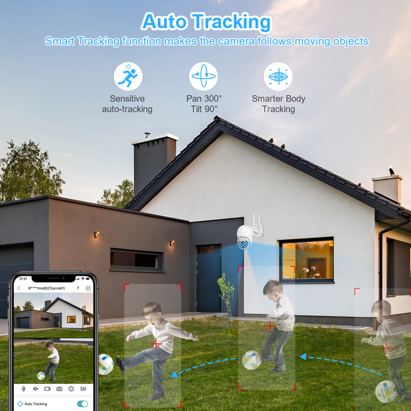 Smar 3MP Wireless CCTV Securit - Smart Home Outdoor Camera 评论和价格
